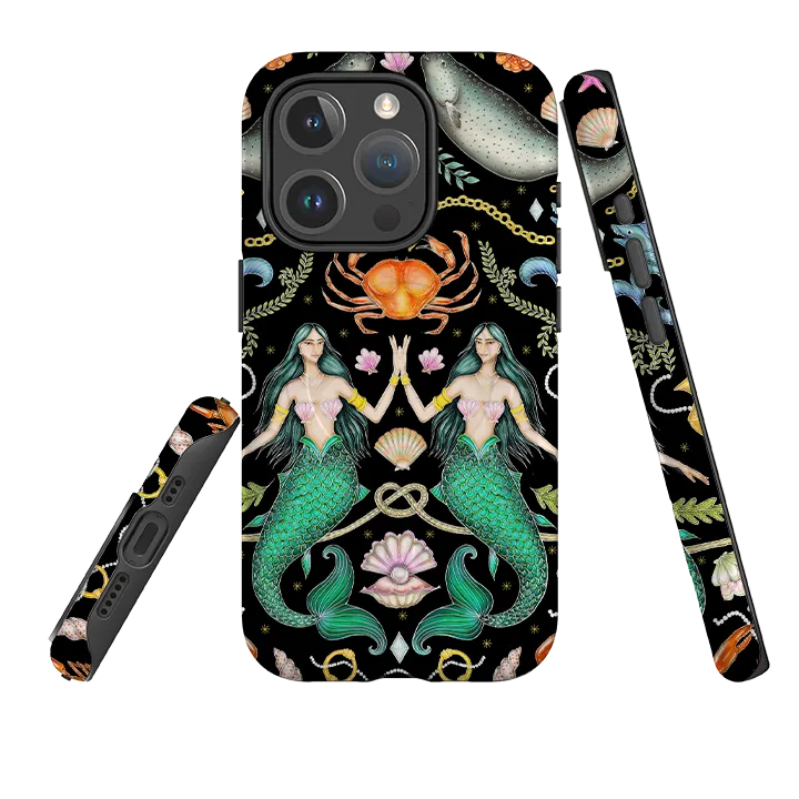 Modern Texture Build iPhone MagSafe Tough Case - Triton's Treasure By Catherine Rowe