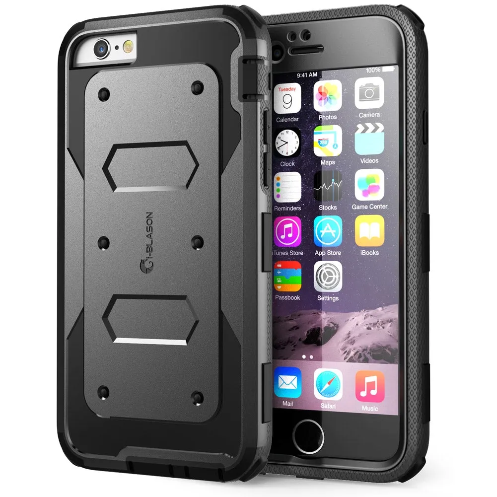 Outdoor Use Classic Texture iPhone 6S | 6 Armorbox Case-Black