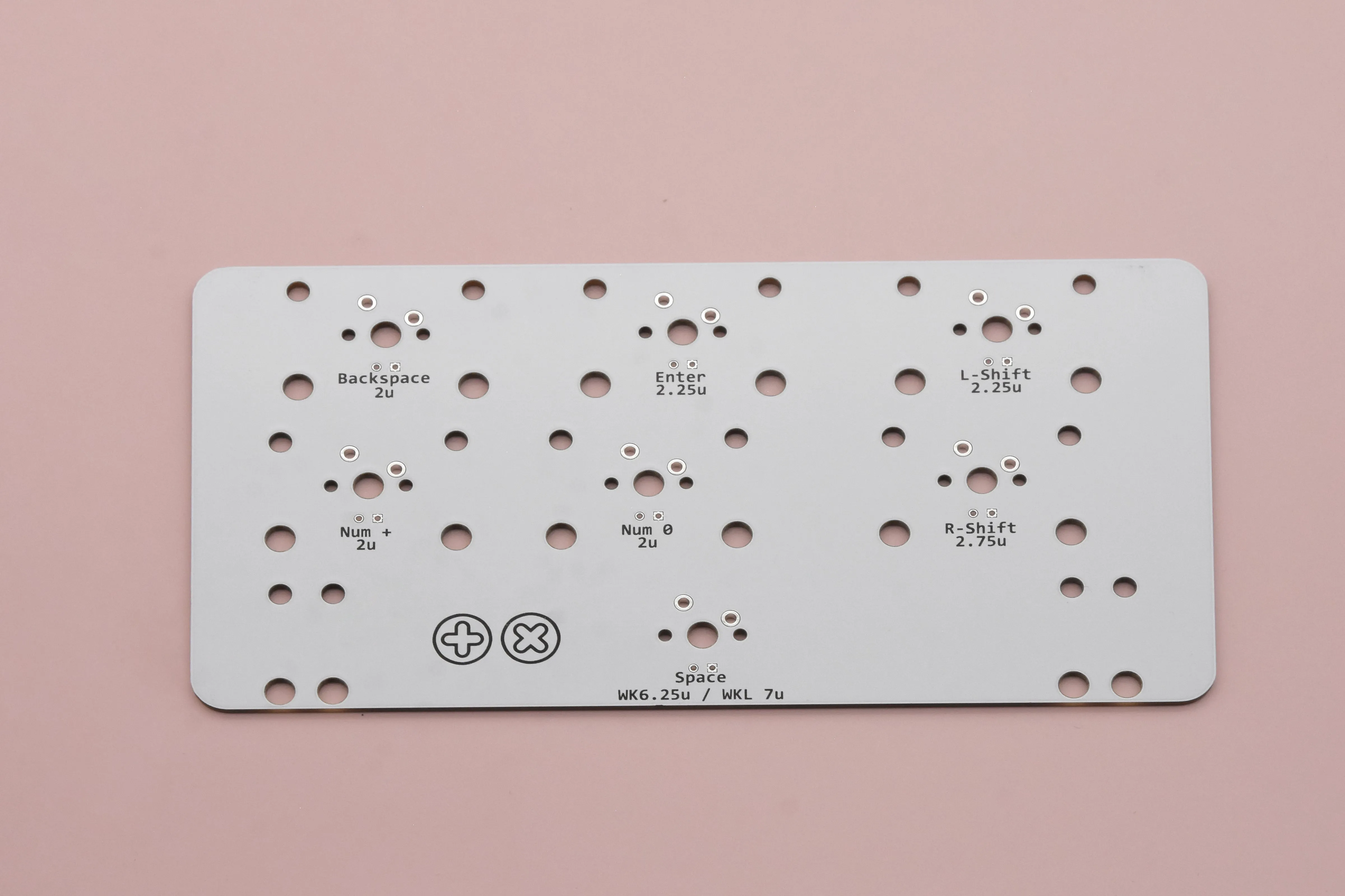 Minimal Noise Aluminum Keyboard Top TX STABILIZER TESTER