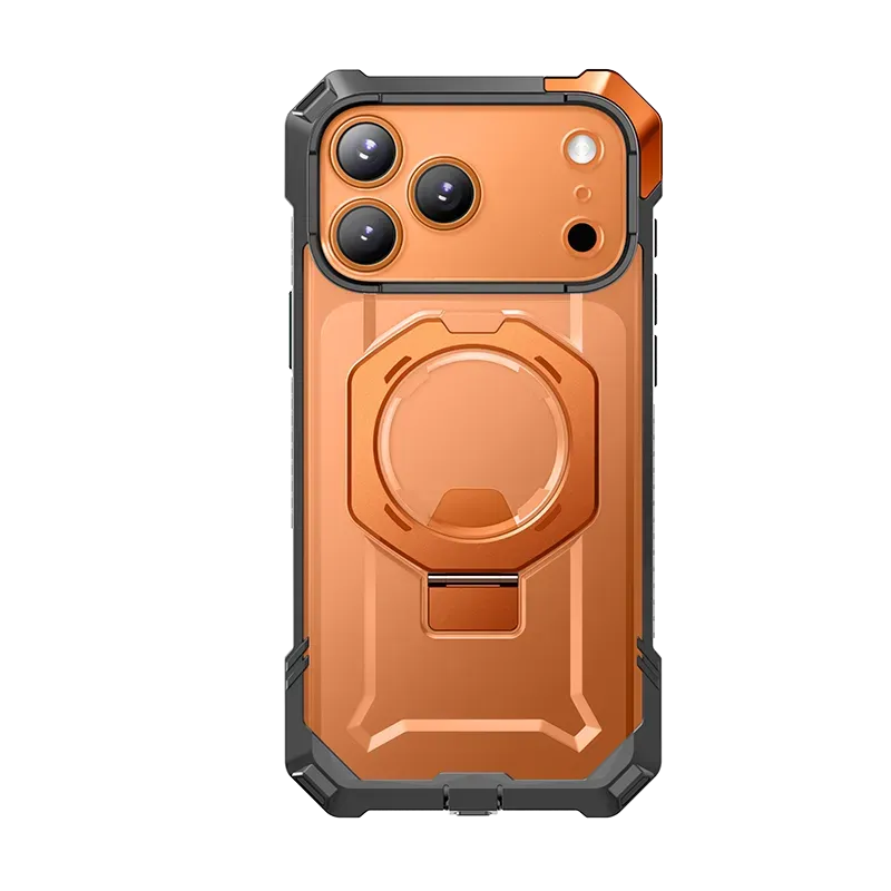 UB GRIP Series iPhone 17 Pro Max MagSafe Camera Control Button Phone Case - Coral Protective Pattern