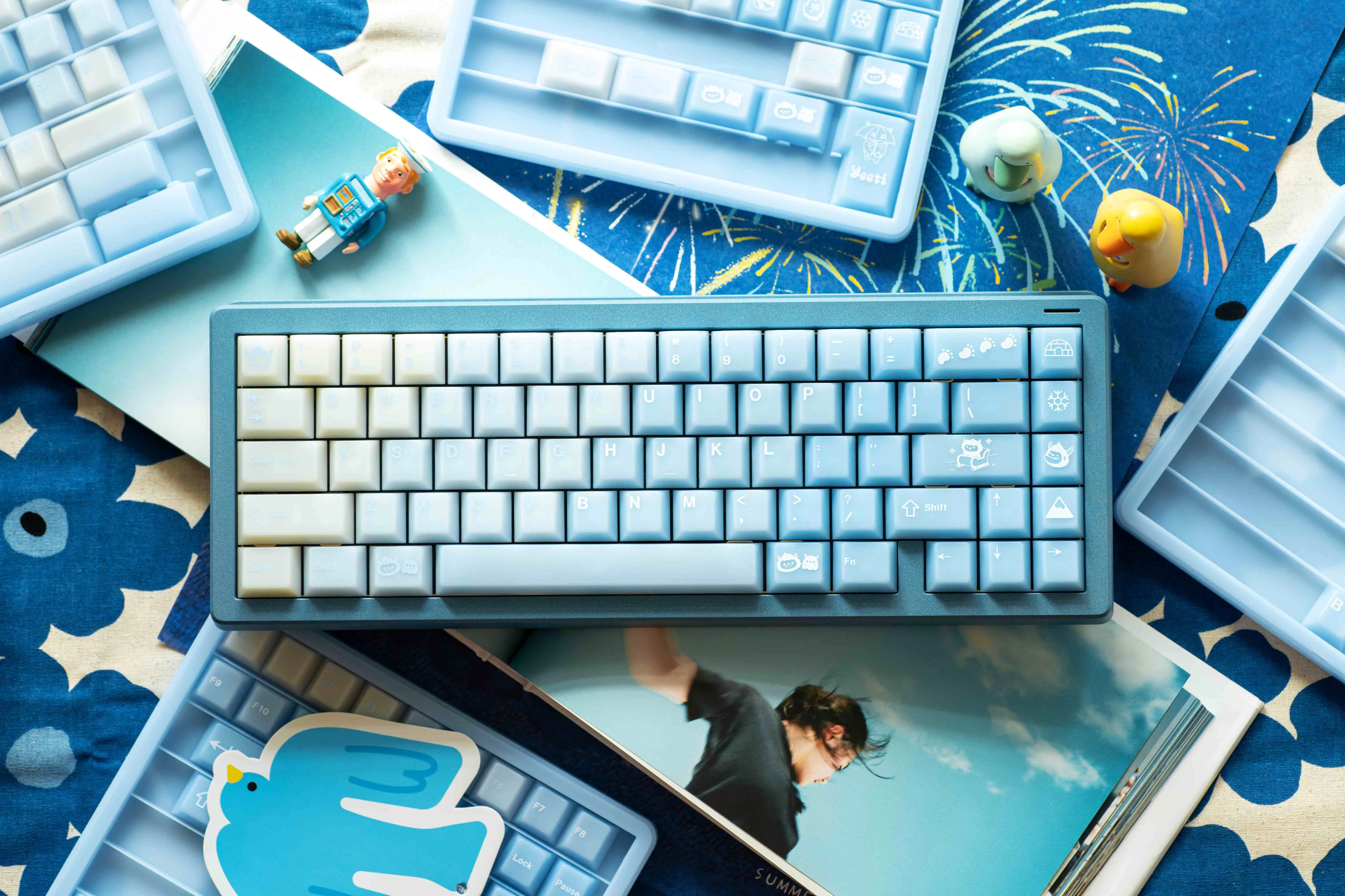 Mechanical Keypad Setup Dustproof Keyboard DMK YETI KEYCAP SET