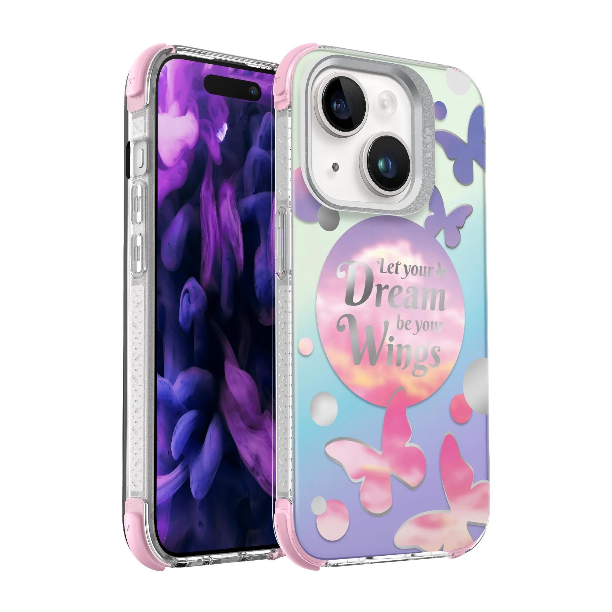 Soft Touch Rugged Texture Design POP DREAMY case for iPhone 15 Series