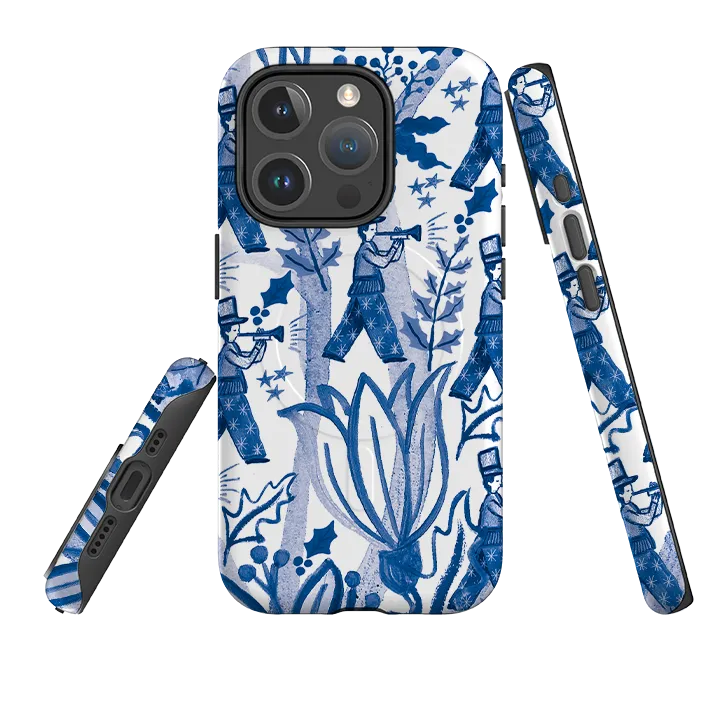 Protective barrier Durable Finish iPhone MagSafe Tough Case - Ten Pipers Piping By Emma Frances Grant