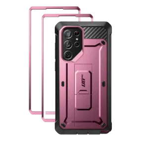 Strong Surface Galaxy S22 Ultra Unicorn Beetle PRO Screen Protector Case-Burgundy