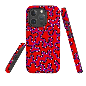 Gloss Finish Texture iPhone MagSafe Tough Case - Vermicular By Cressida Bell