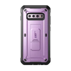 Galaxy S10 Plus Unicorn Beetle Pro Full Body Rugged Holster Case-Purple Durable Edge Soft Feel