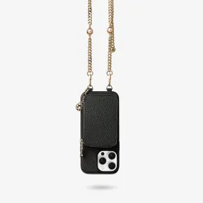 Chic Accessory Drop Shield Candy Chain Assembly- Pearl Chain Purse iPhone Case Supporting Magsafe