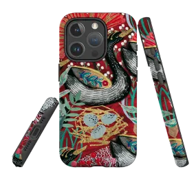 Smooth Feel iPhone MagSafe Tough Case - Eight Geese A Laying By Emma Frances Grant