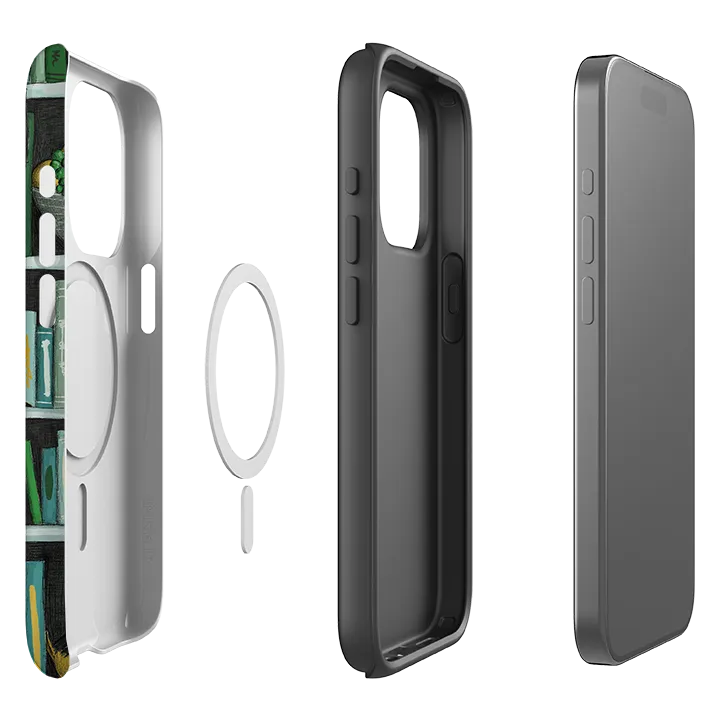 Stylish Form iPhone MagSafe Tough Case - Library Friends By Maja Lindberg