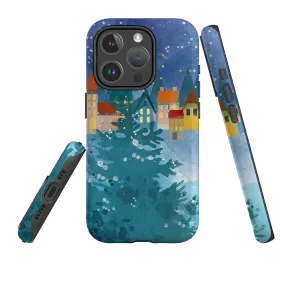 iPhone MagSafe Tough Case - Winter Town Hybrid Surface Layer daily protection