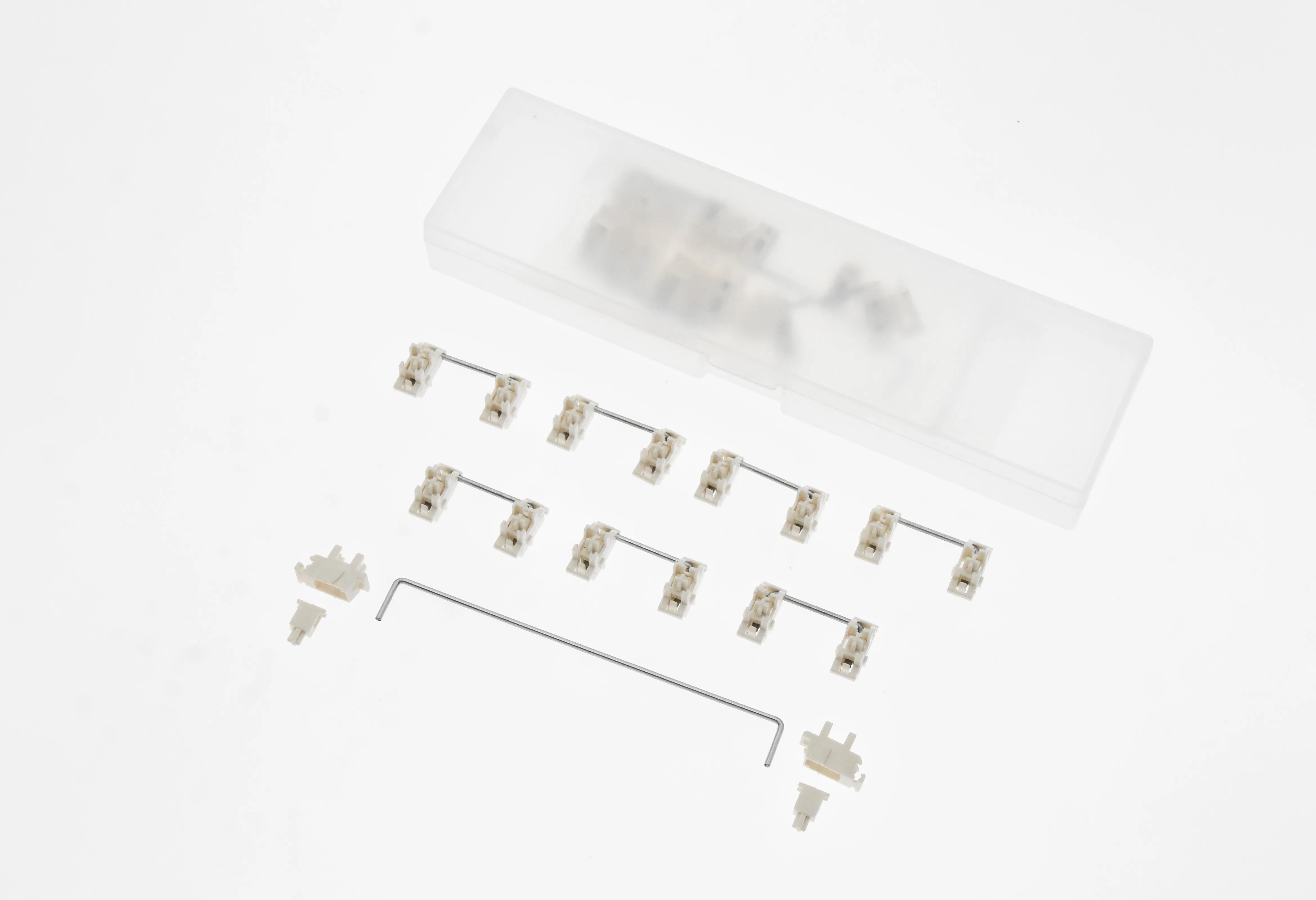 MMO Gaming Keyboard UNIKEYS CREAM PLATE MOUNT STABILIZER