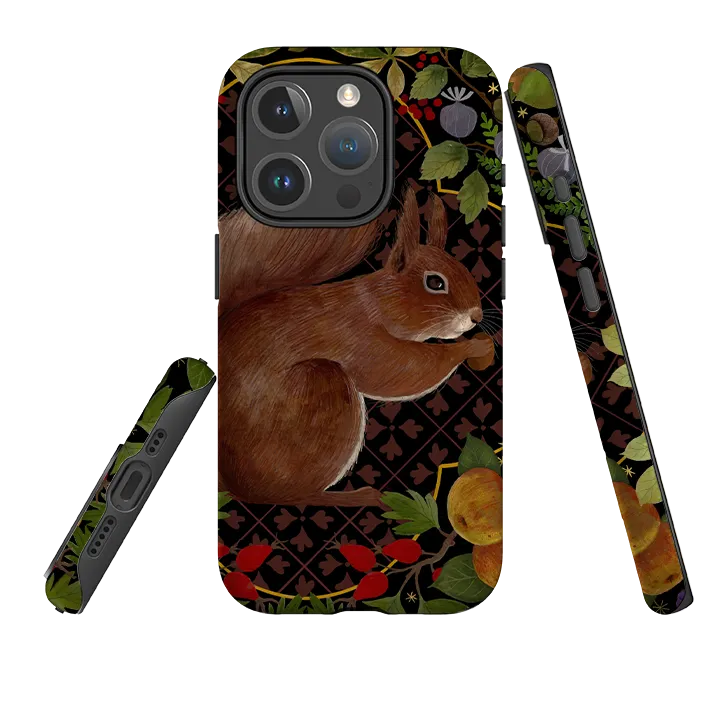 iPhone MagSafe Tough Case - Squirrel Border By Bex Parkin Travel Essential