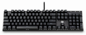 Durable Build Optical Switch Kit Plugable Compact 104-Key Mechanical Keyboard With Red-Style Switches