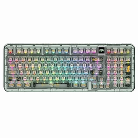 YUNZII CK98 Wireless Hot Swappable OLED Mechanical Keyboard-Math Bluetooth Mechanical 65 Percent Layout Kit