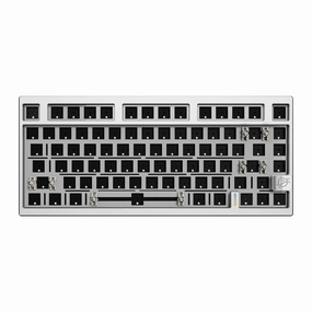 High-Speed Input Soldered PCB Options YUNZII AL75 PRO Aluminum Barebone Mechanical Keyboard Kit