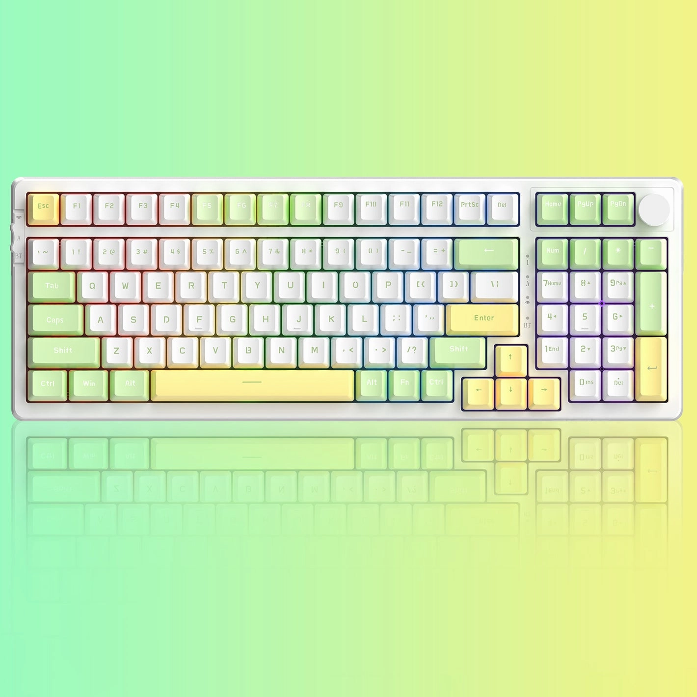 YUNZII Ajazz AK992 Hot-Swappable Gasket Mounted Mechanical Keyboard FPS Gamer Keyboard