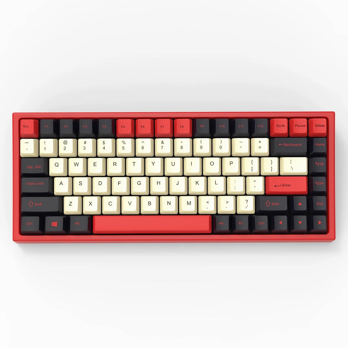 YUNZII KC84 SP-Red 84 Hot Swappable Mechanical Keyboard Desk Companion Keyboard