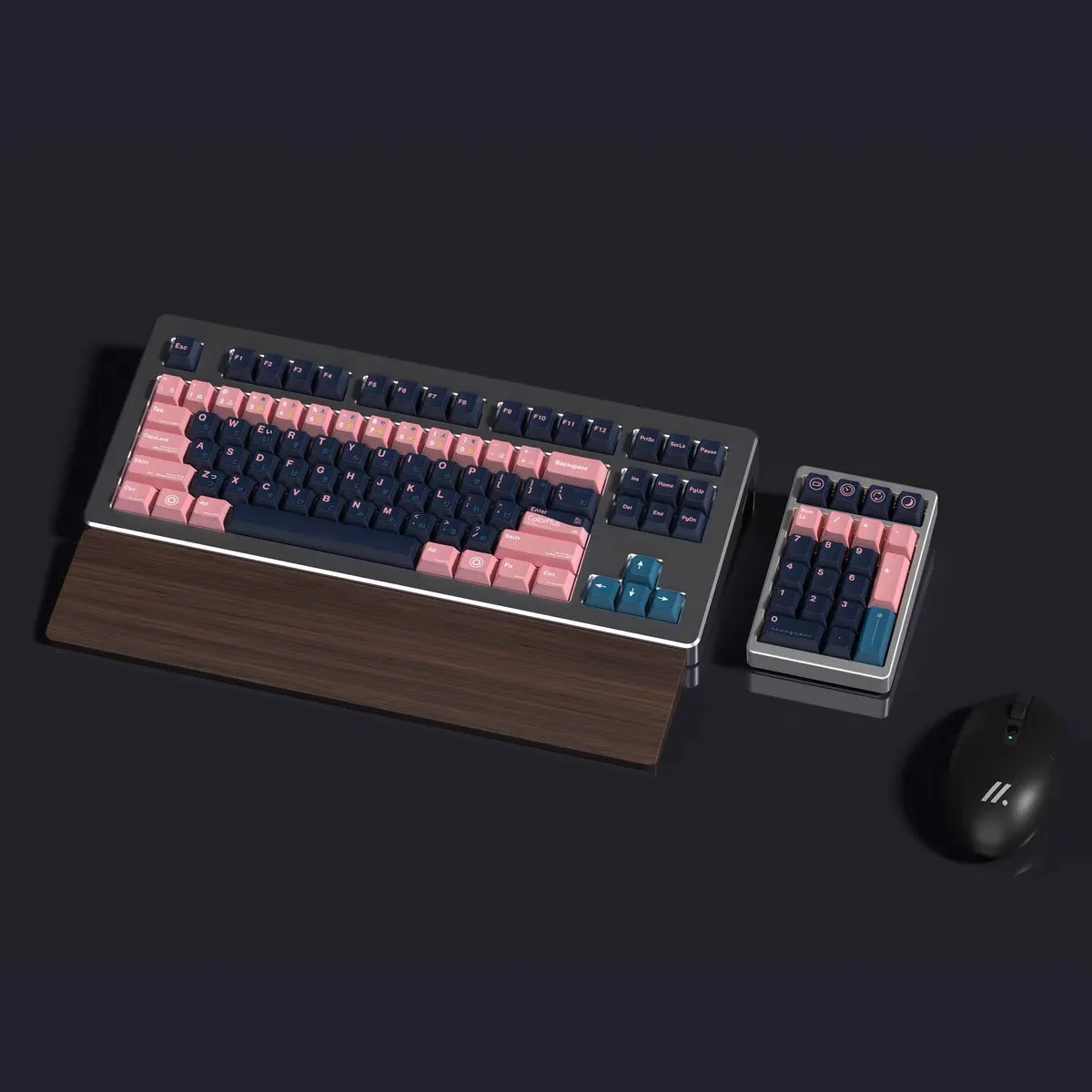 SOUL CAT DECISION PBT KEYCAP MMO Gamer Keyboard Brass Weight