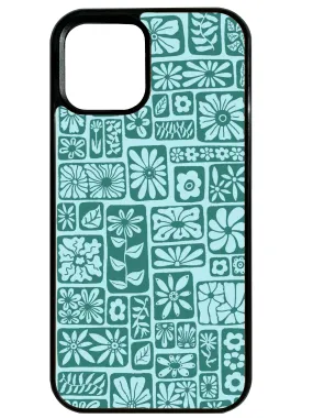 Compact Feel Wildflower in Green and Blue Phone Case
