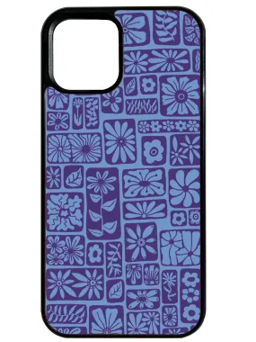 Wildflower in Purple and Blue Phone Case Ultra light Hard Plastic
