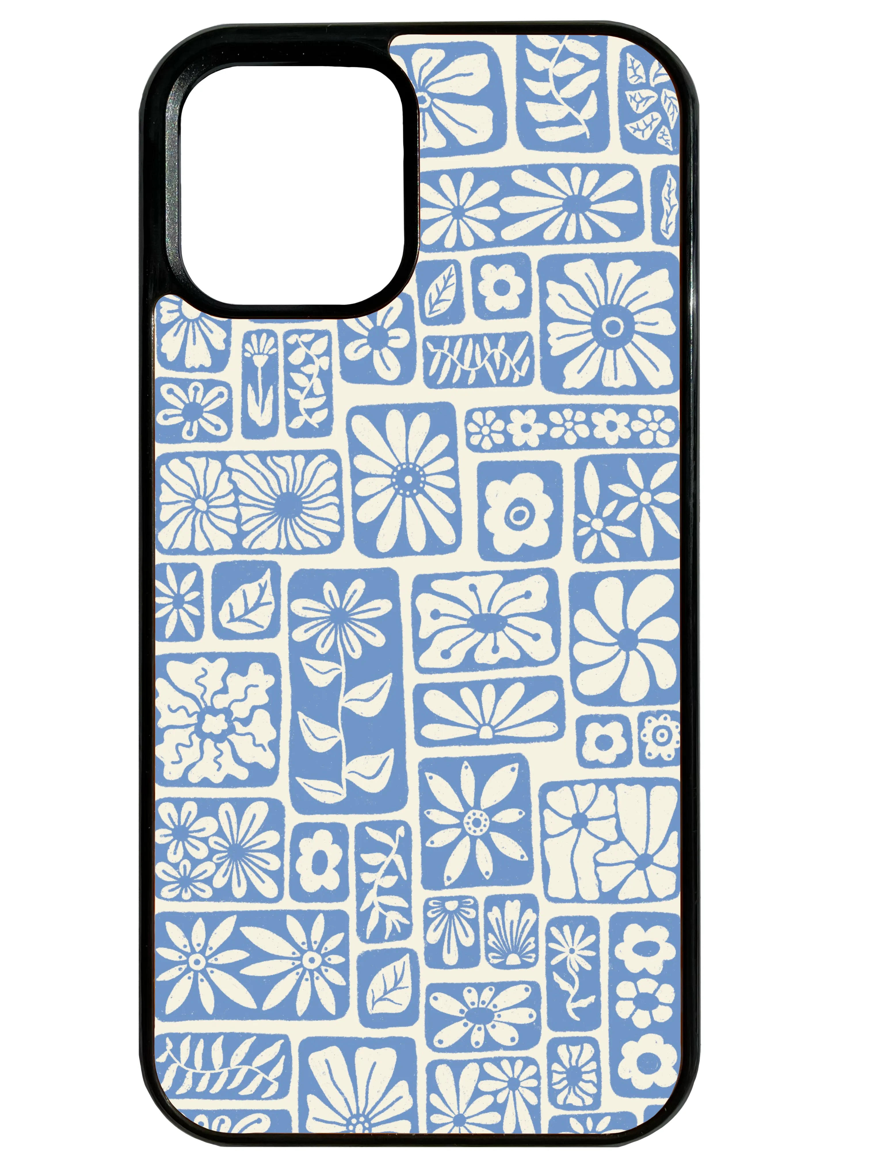 Modern Look Wildflower in Purple and Cream Phone Case