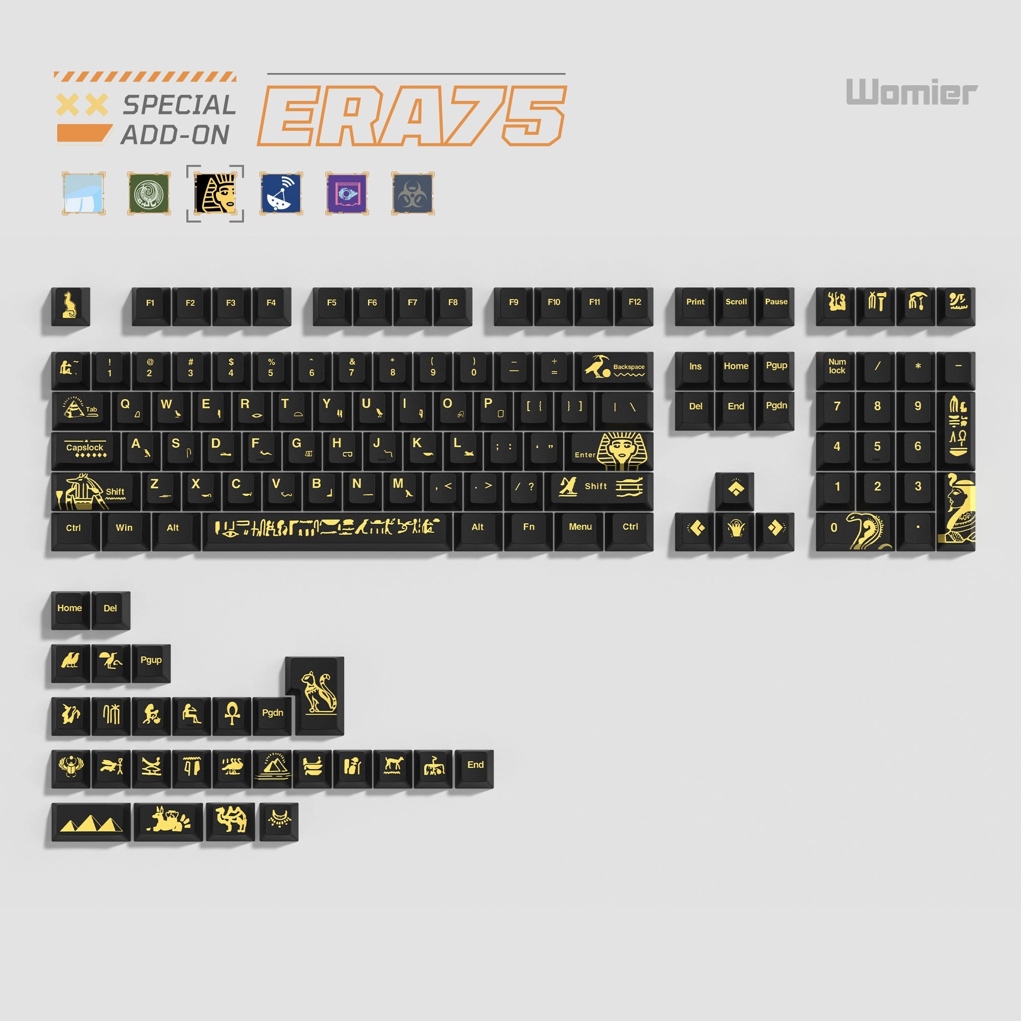 Womier ERA75 75% VIA Support Wireless Aluminum Mechanical Keyboard Clicky Response Premium Keyboard Build