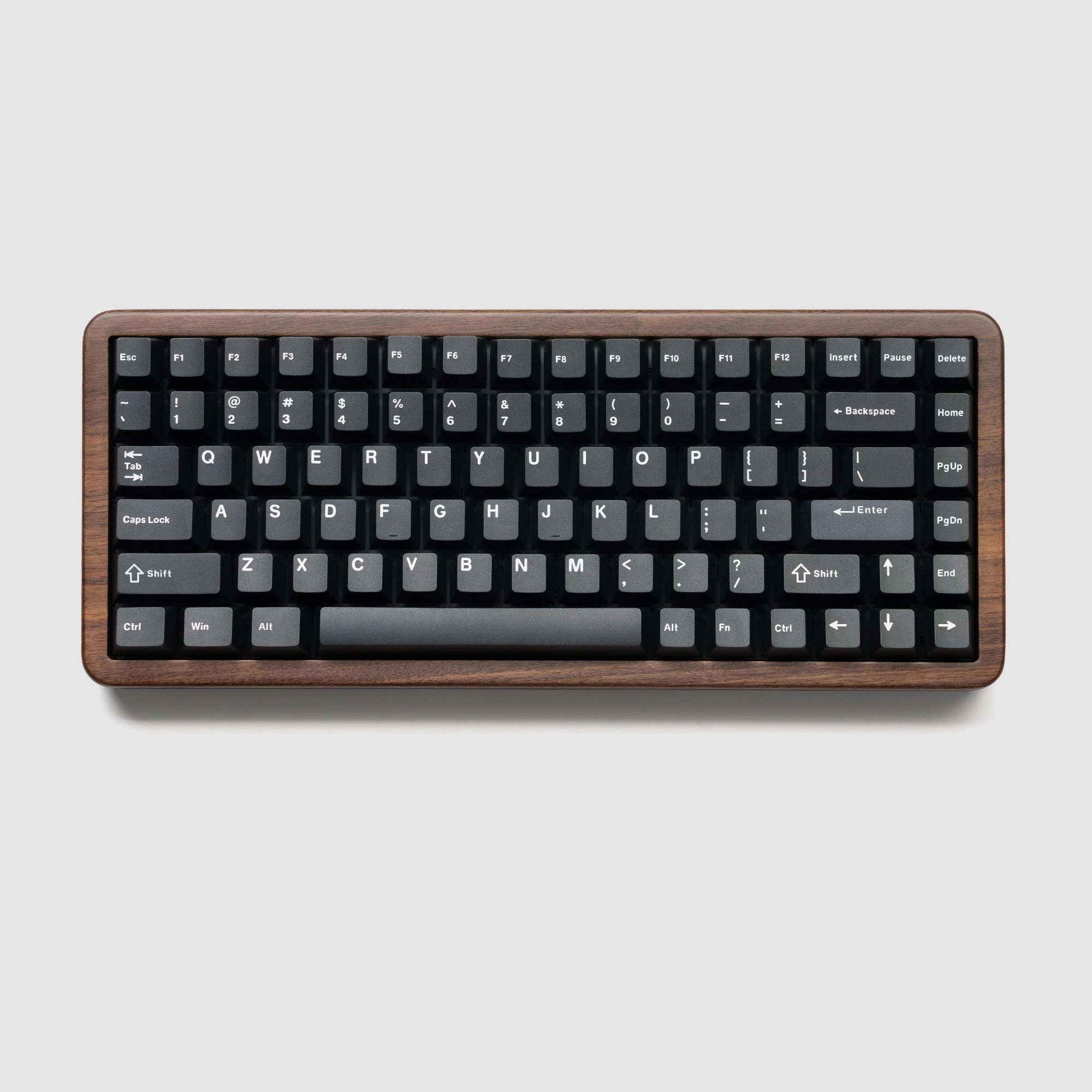 Windows Compatible Womier WD75 75% VIA Support Wireless Wooden Keyboard