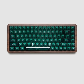 Double Shot Keycaps Womier WD75 75% VIA Support Wireless Wooden Keyboard