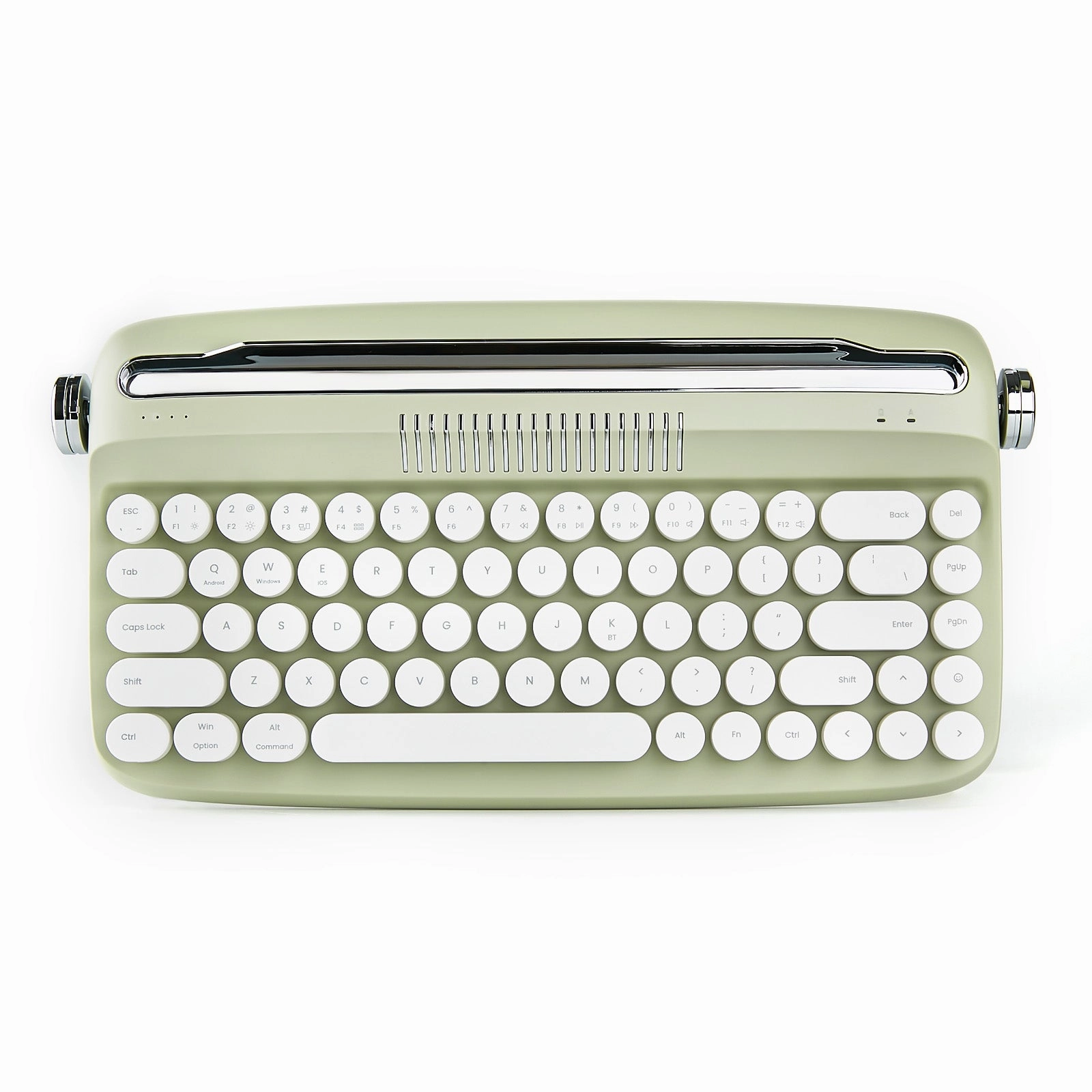 Optical Mechanical Switch Mechanical Typing Tools YUNZII ACTTO B307 Upgraded Rechargeable Wireless Retro Typewriter Keyboard