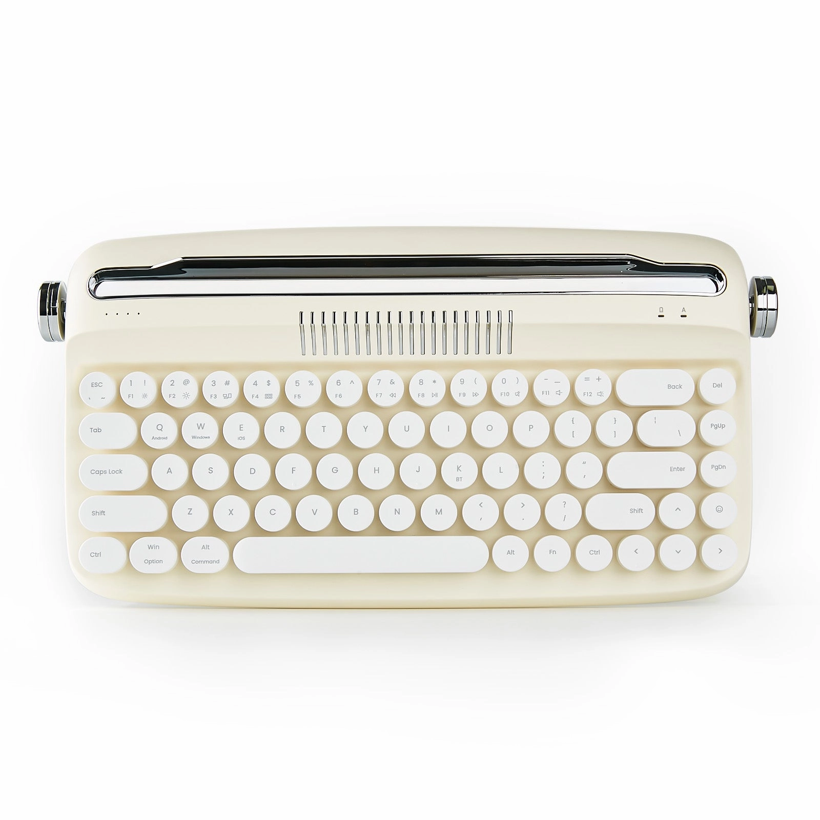 YUNZII ACTTO B307 Upgraded Rechargeable Wireless Retro Typewriter Keyboard Key Mapping Setup