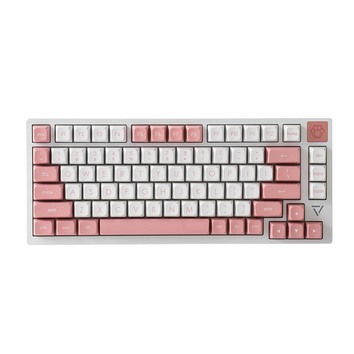 Breathing Light Effect Minimal Noise YUNZII AJAZZ AC081 Gasket Hot Swappable RGB Wired Aluminum Mechanical Keyboard - Cat's Paw