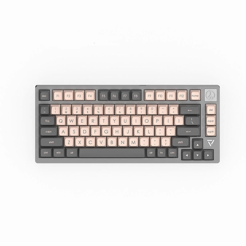 YUNZII AJAZZ AC081 Gasket Hot Swappable RGB Wired Aluminum Mechanical Keyboard - Peace RGB Lighting Effects Speed Switch Mechanical