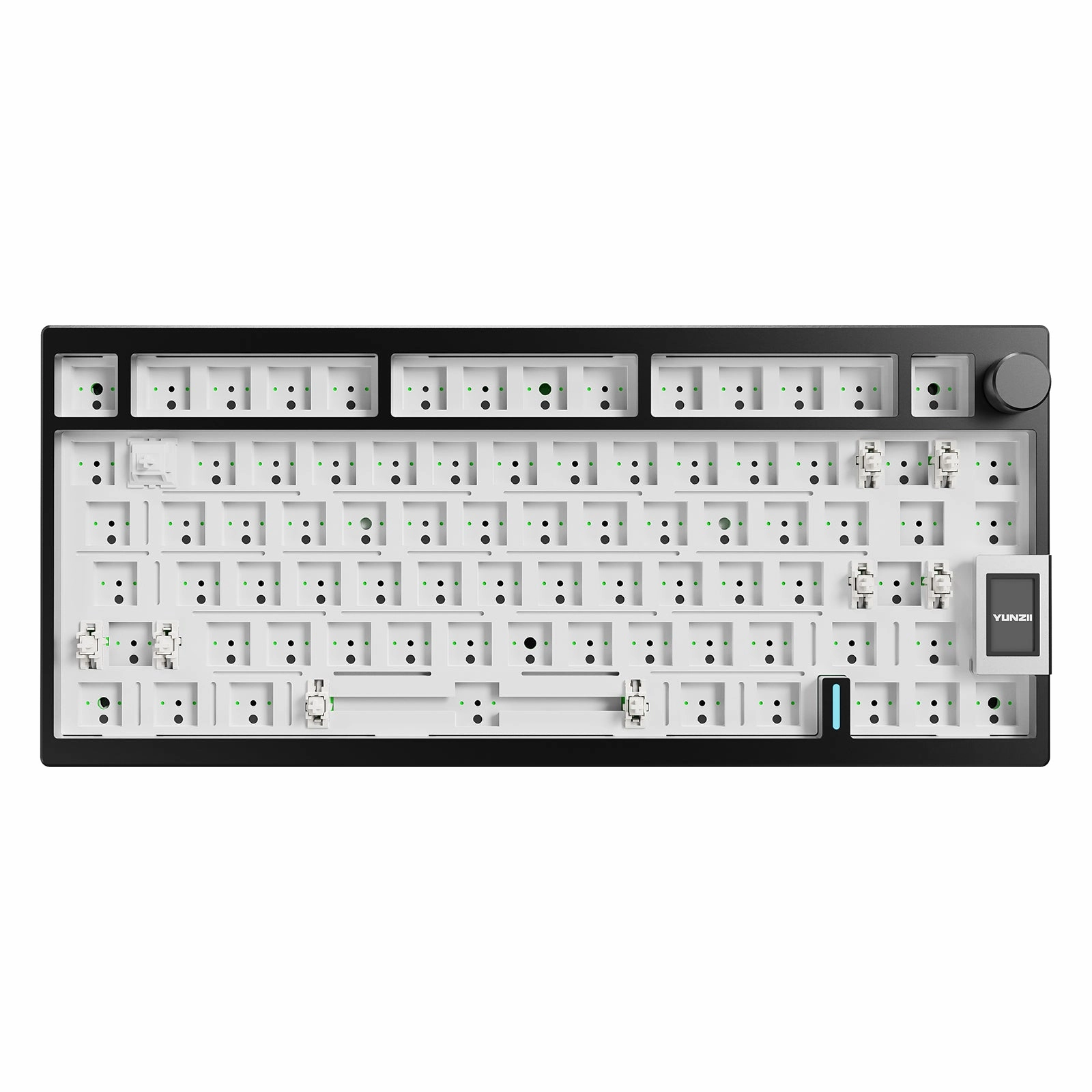 Macro Recording Setup YUNZII AL80 QMK/VIA Knob Aluminum Keyboard Kit