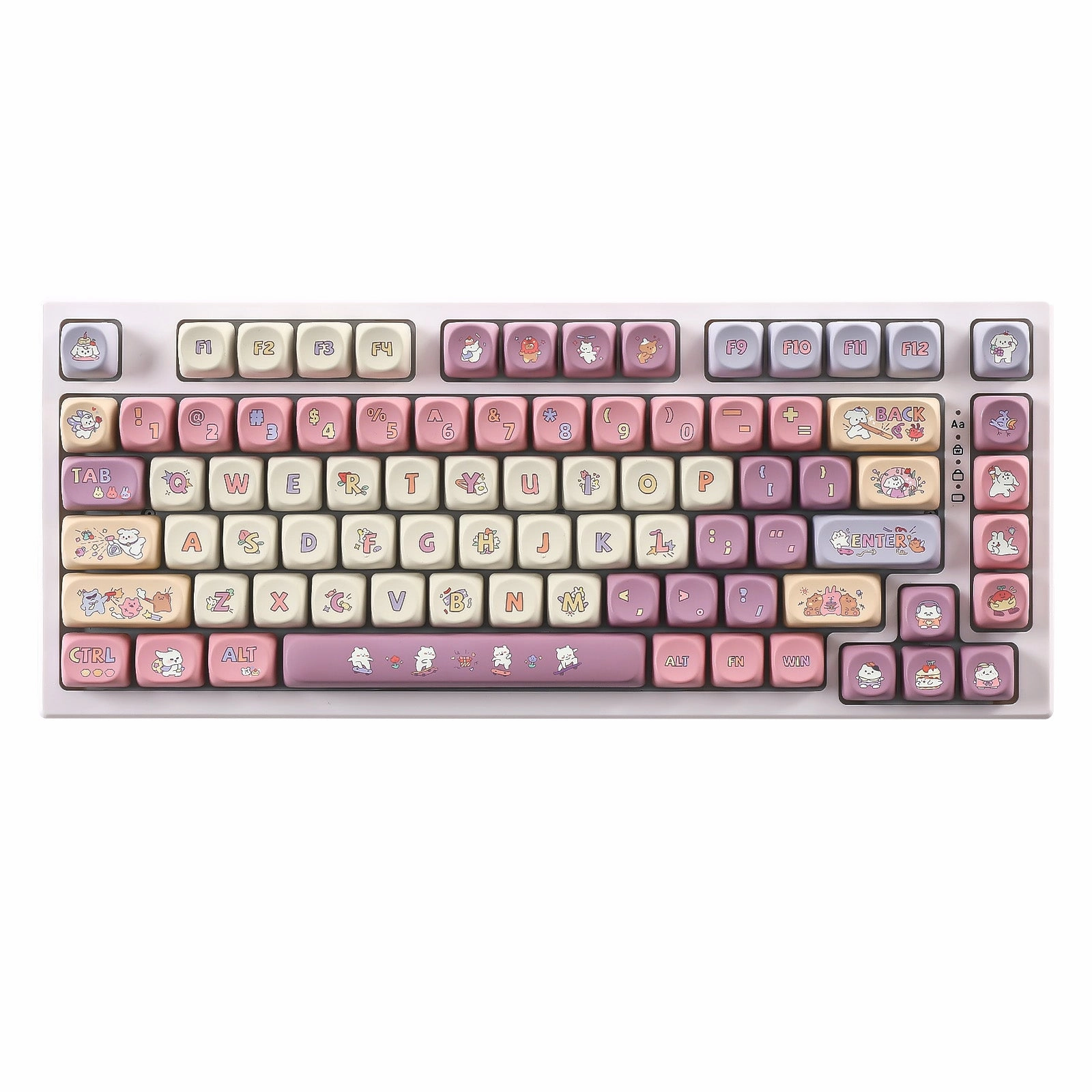 YUNZII Happy Life SOA Profile Keycap Set Precision Typing MOBA Ready Setup