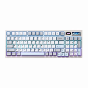 YUNZII IF99 QMK/VIA Full Size LCD Mechanical Keyboard USB-C Mechanical Connection Ergo Split Keyboard