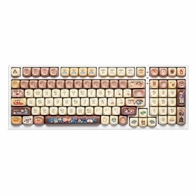 Detachable Palm Rest YUNZII Story MOA Profile Keycap Set Backlit Keys