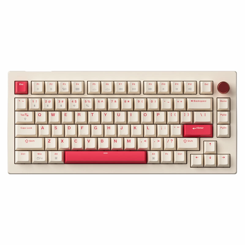 Console Gaming Smooth Typing YUNZII x JAMESDONKEY A3 Wireless Gasket Mechanical Keyboard - Rosy