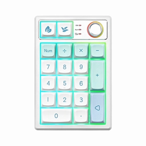 YUNZII YZ19 Gasket Wireless Mechanical Knob Numeric Keypad Num Pad Keyboard Mod Components Minimal Noise Typing