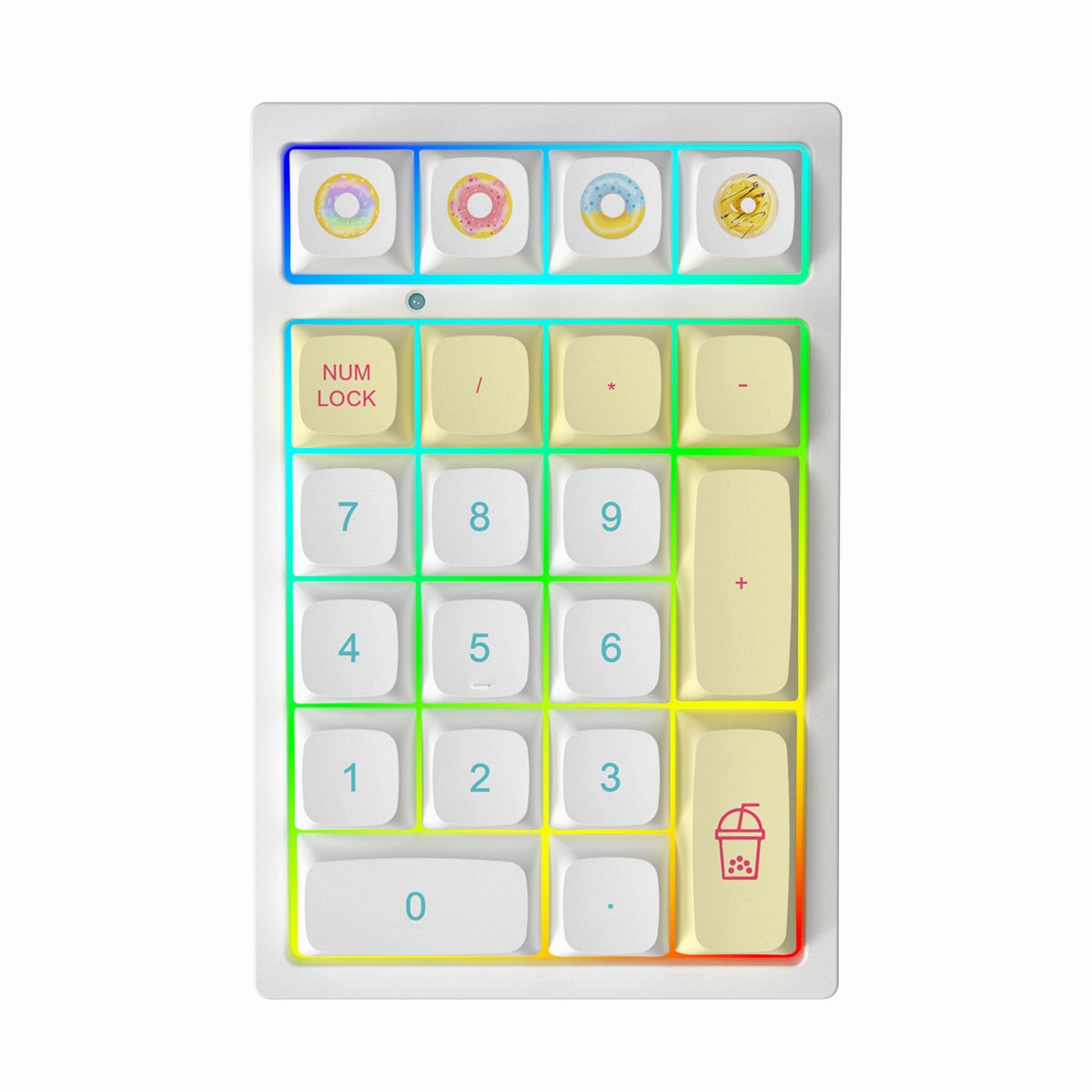 YUNZII YZ21 Macaron Hot Swappable Mechanical Numeric Keypad Num Pad Mechanical Gaming Desk